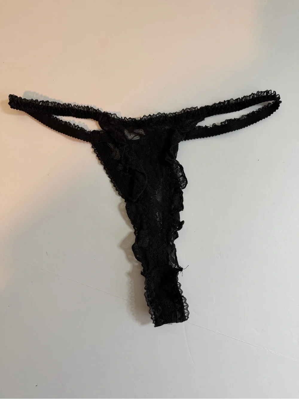 NWOT Sexy Mayela LG two Piece Corset Garter w/Matching Thong Black w/red Ribbon